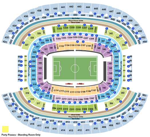AT&T Stadium AT&T Stadium Seating Chart